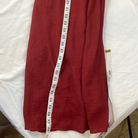 Indigo Rose Women's Dress Boho Burgundy Festival Lace Ruffles Lined Size 2x - Picture 10 of 14